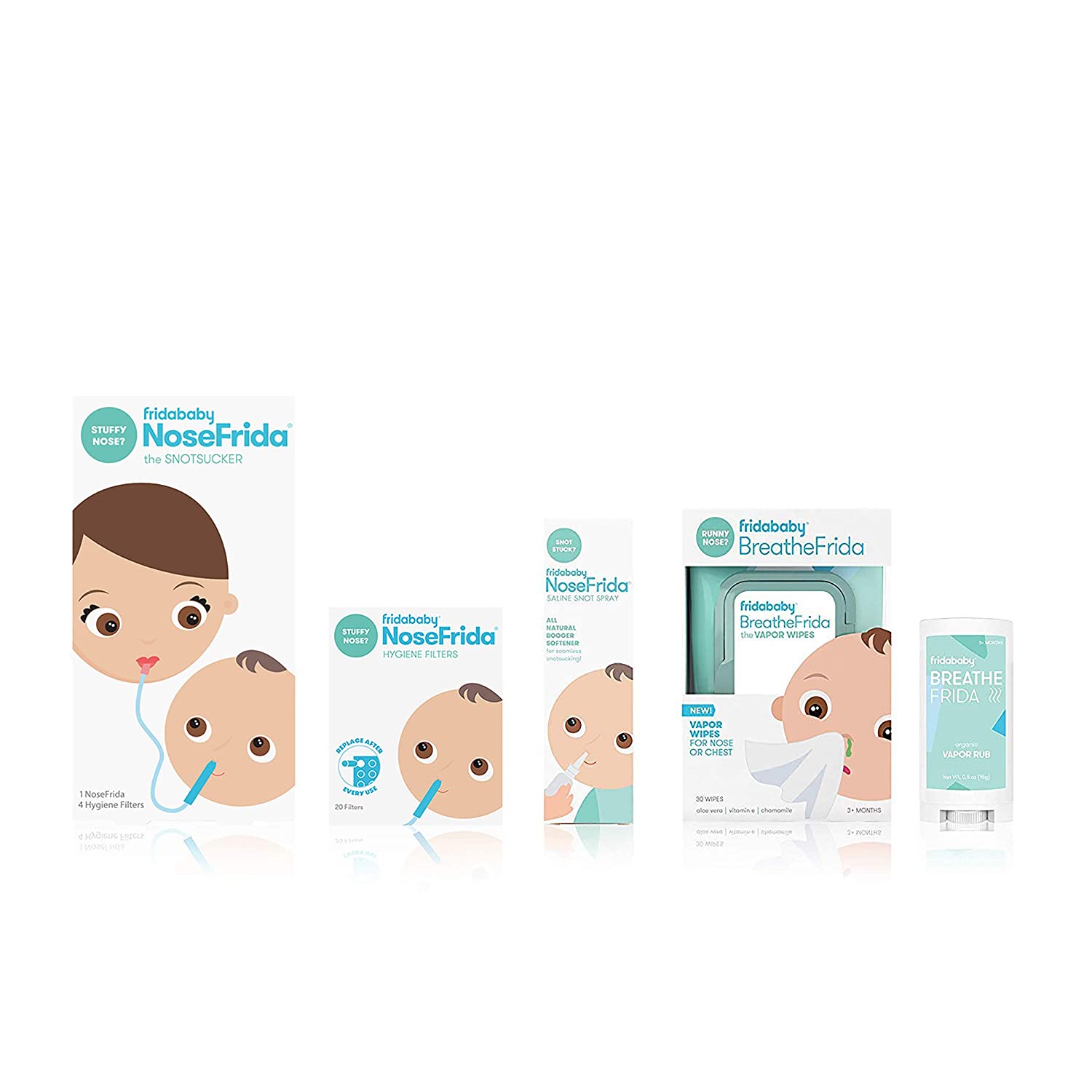 Cold and Flu NoseFrida Bundle- 5 Items by Frida Baby - Image 3